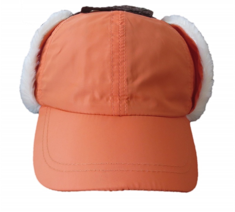winter warm cap with plush earflap