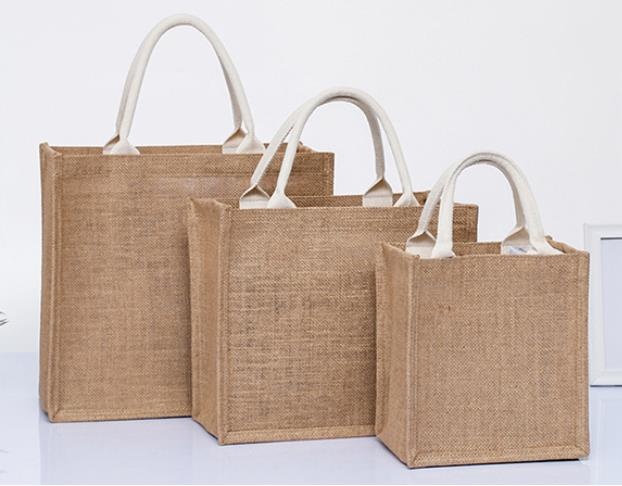 100% jute duable grocery use bag