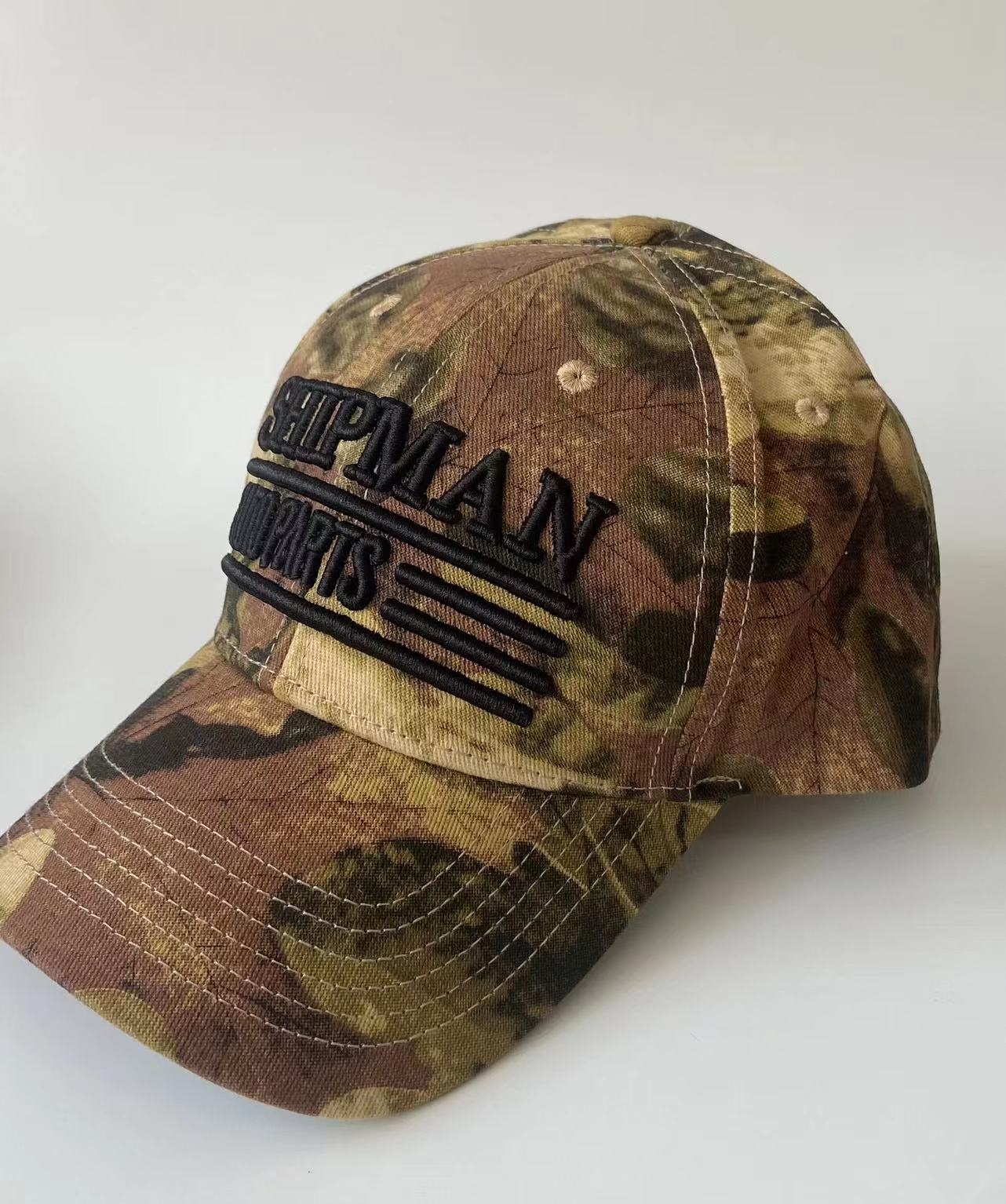 forest camo cotton twill hunting cap