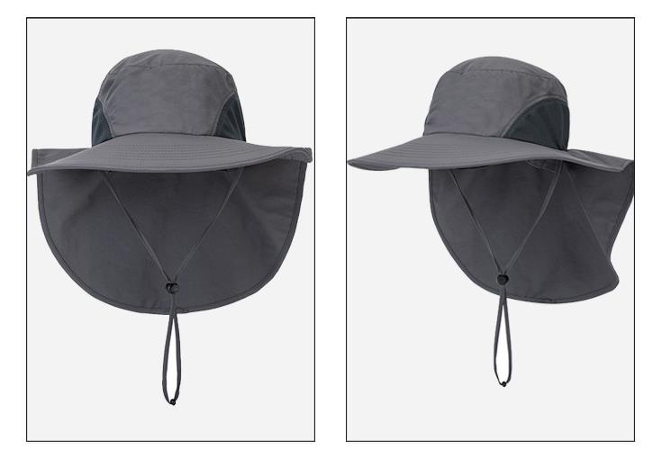 light weight quickdry moisture wicking anti UV UPF50+ neckflap outdoor hat