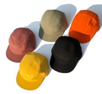 5 panel cotton twill fashion cap