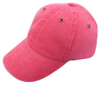 pigment dyed washed sports cap