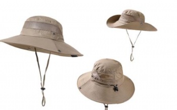 quickdry anti uv UPF 50+ wide brim fishing  bucket hat