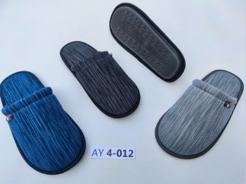 custom winter men slipper