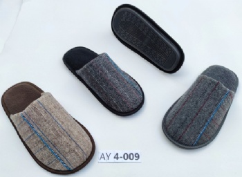 striped winter slipper