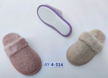 plush winter women indoor slipper