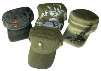 custom printing embroidery fashion army cap