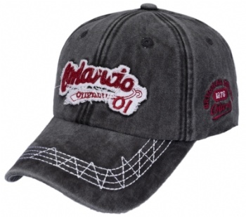 pigment dyed twill embroidery cap