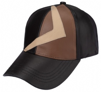 custom leather baseball cap