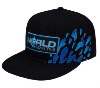 printing custom design high profile flat brim hip hop cap