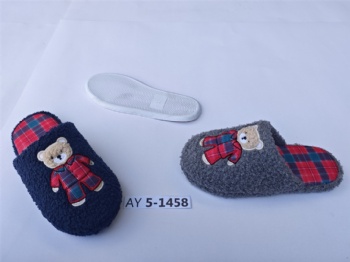 terry fabric women winter slipper