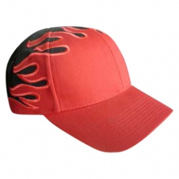 flame joint embroidery baseball cap