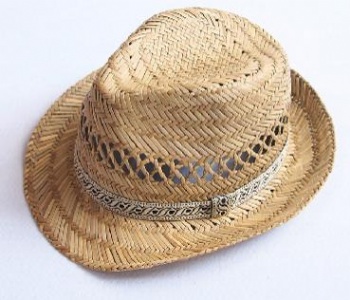 natual rush straw hat